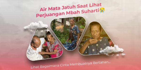 MBAH SUHARTI BERJALAN 20 KM MENJUAL PEYEK DEMI BEROBAT SUAMI