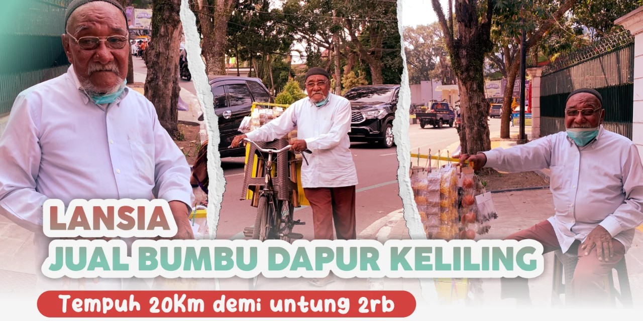 Bantu Pak Mustakim, 79 Tahun, Jualan Keliling Demi Sesuap Nasi