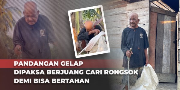 Menggantungkan Hidup pada Botol-Botol Bekas, Kakek Hasan Tetap Berjuang