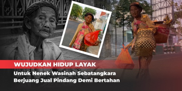 Di Rumah Reot Itu, Mbah Wasinah Bertahan Sendirian