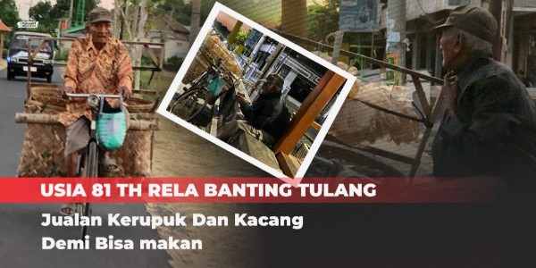 Mbah Miran 81th Mengayuh Sepeda 10 Km Demi Makan