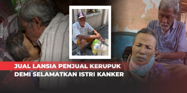 Istri Tumor, Kakek Kumpulkan Rp. 1.000 untuk Operasi