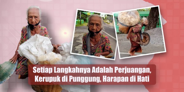 Jalan Kaki 9 KM gendong Kerupuk Demi Makan, Tapi Tetap Ikhlas walau Ditipu dengan Uang Palsu