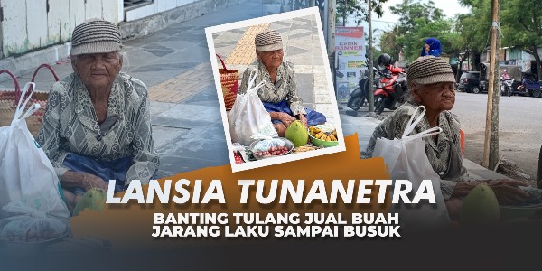 😭 Tuna Netra dan Hidup Sendiri, Mbah Yatmi Tetap Berjualan Demi Bertahan Hidup
