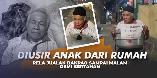 Juang Mbah Penjual Bakpao yang Ditelantarkan Anak