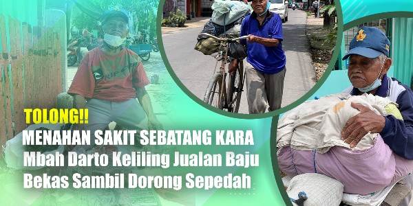 Kisah Pilu Penjual Baju Bekas tuk bisa Berobat!!